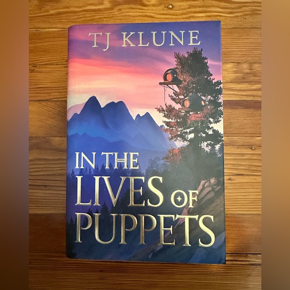 In the Lives of Puppets by TJ Klune - Blue and Purple Hardcover